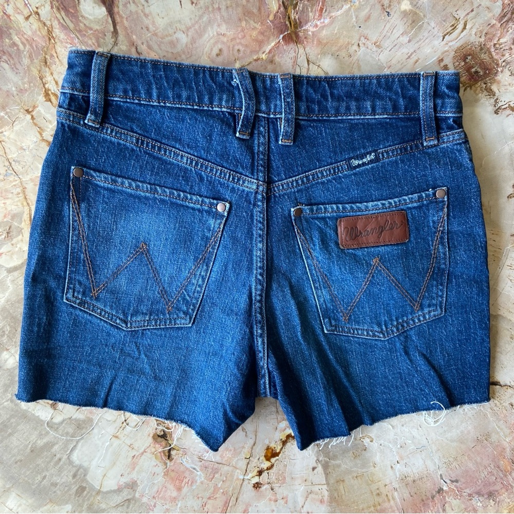 Wrangler High-Rise Denim Cutoff Shorts